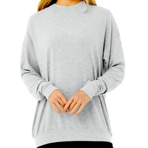 Alo Yoga Soho Pullover Athletic Heather Grey